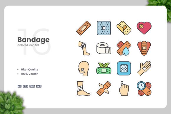 Bandage Color Icons