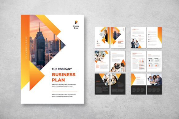 Creative Business Business Plan: A Professional Layout Template for Business Presentations