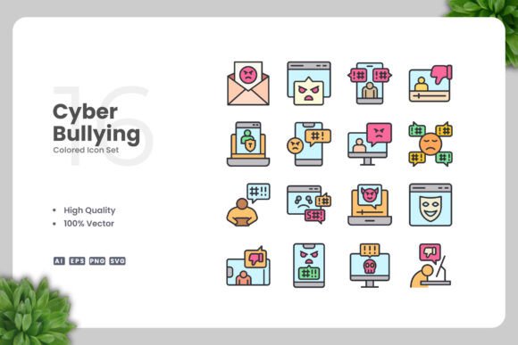 Cyber Bullying Color Icons: A Powerful Tool for Modern Communication