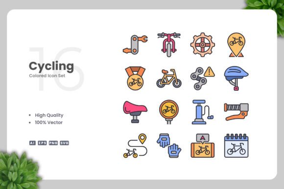Cycling Color Icons: A Strategic Tool for Visual Communication