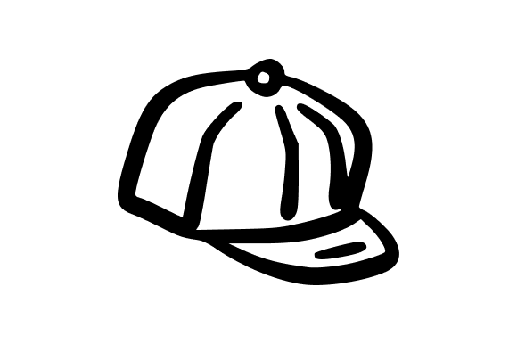 Exploring the Versatility of a Hand-Drawn Black and White Hat Doodle Illustration