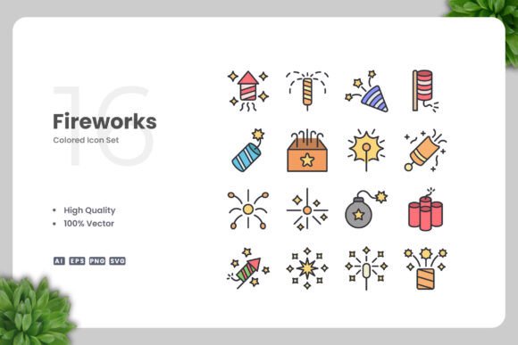 Fireworks Color Icons: Simple and Clean Design